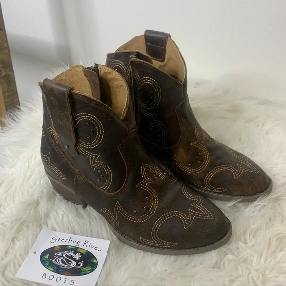Sterling River Short Cowgirl boots - Picture 3 of 10